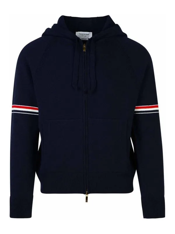 Thom Browne Pull Col Rond - Bleu Foncé - Homme | MKT013AY2001415