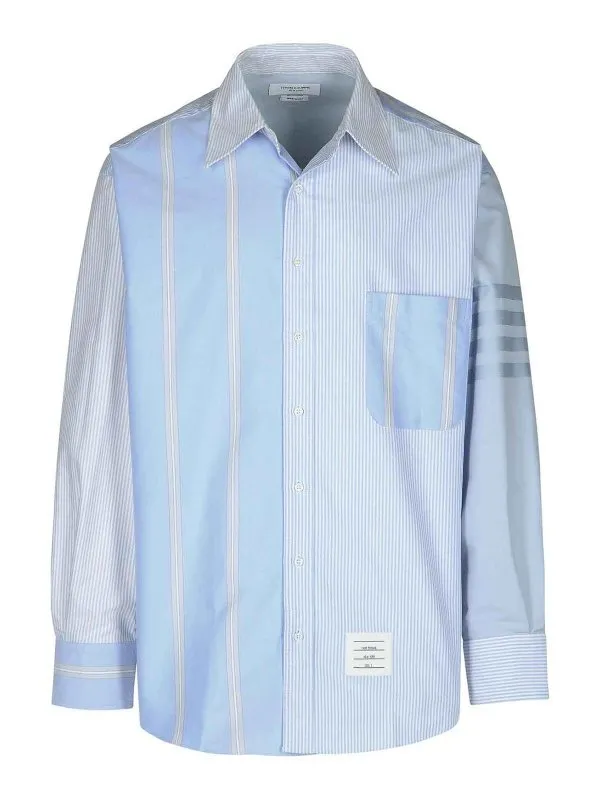 Thom Browne Chemise - Bleu Clair - Bleu Clair | MWL381F06496480
