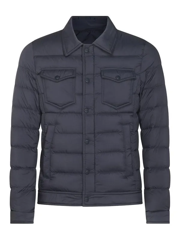 Herno Veste Casual - Noir - Bleu - Homme | PI011ULE12456Z9202
