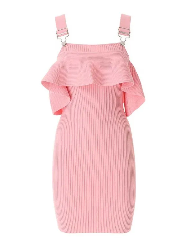 Moschino Jeans Robe Courte - Rose - Rose - Femme | 048337030224