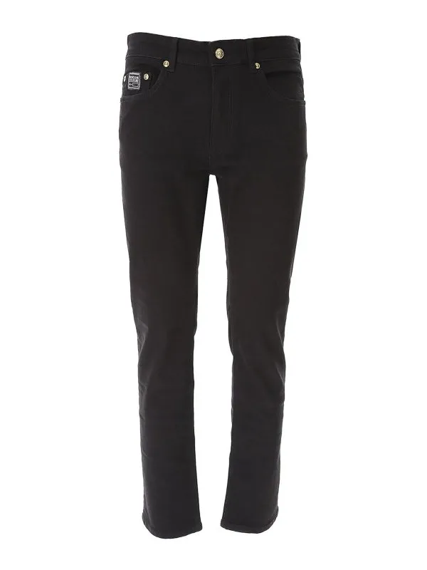 Versace Jeans Couture Jean Droit - Noir - Noir | 76GAB5S076UP500909