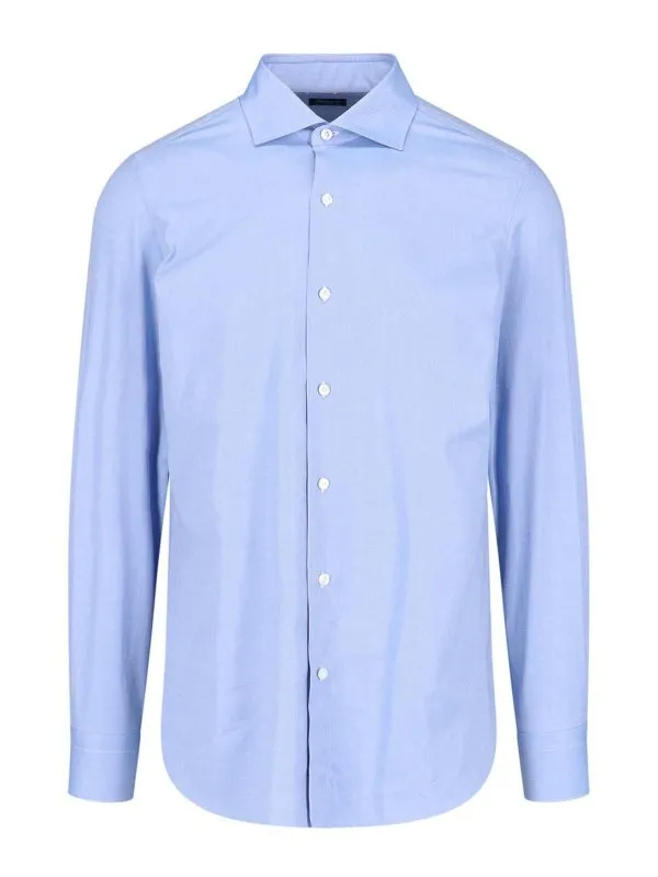 Finamore 1925 Chemise - Bleu - Bleu - Homme | C0090MILANOZANTE19