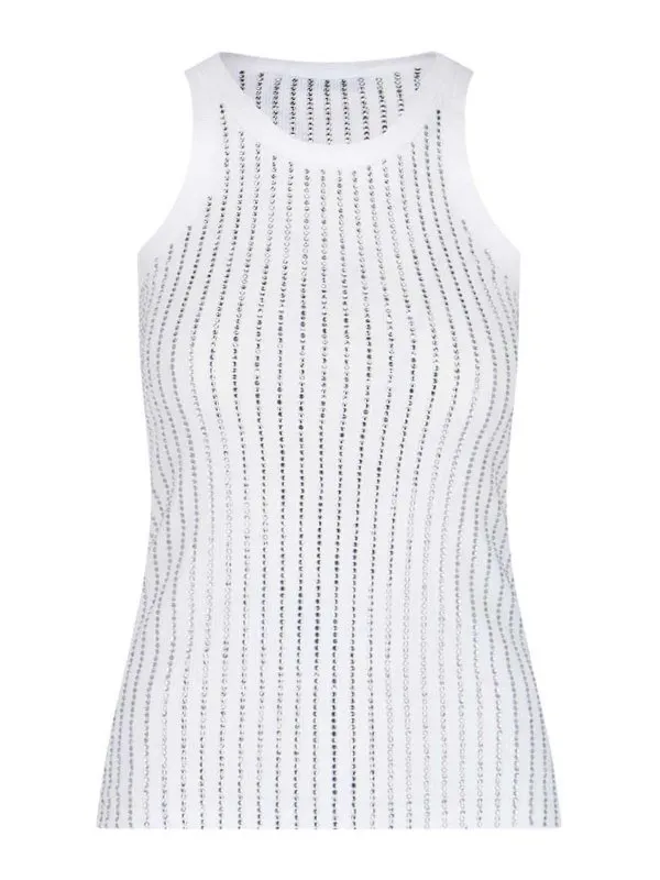 The Attico Top - Blanc - Blanc - Femme | 247WCT276J050R480