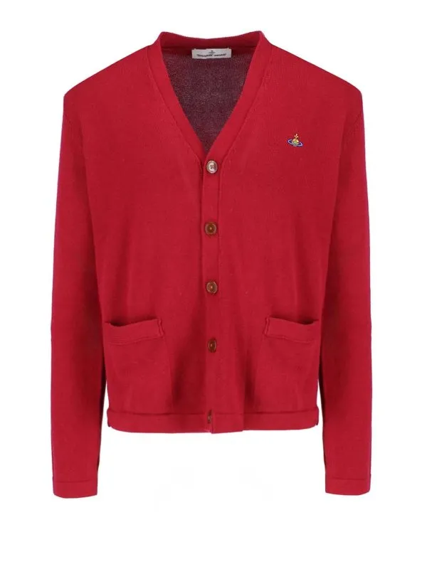 Vivienne Westwood Cardigan - Orb - Rouge | 27010014Y0021I409