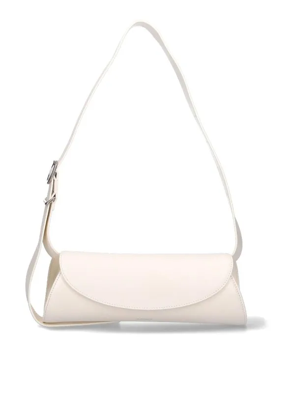 Jil Sander Sac Porté Épaule - Cannolo - Blanc | J07WD0023P5355106