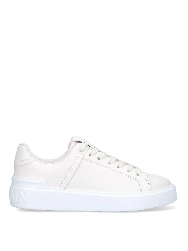 Balmain Baskets - B-Court - Blanc - Femme | DN1VI690LVTR0FA