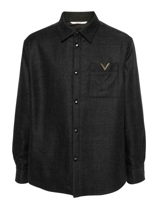 Valentino Garavani Veste Casual - Noir - Noir | 5V3CIO068JB372