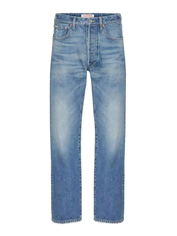 Valentino Garavani Jean Bootcut - Foncé Délavé | 5V3DE03RAA6558