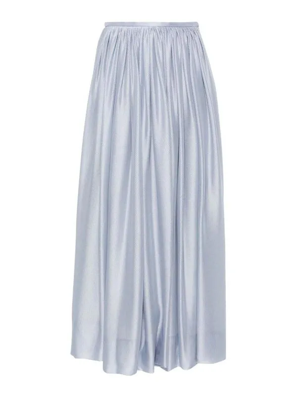 Giorgio Armani Jupe Midi - Bleu - Bleu - Femme | 4SHNN09FT04UHU9TQ