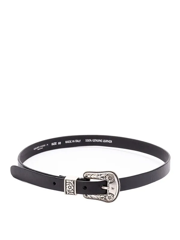 Golden Goose Ceinture - Noir - Noir - Femme | GWA00402A00013390100