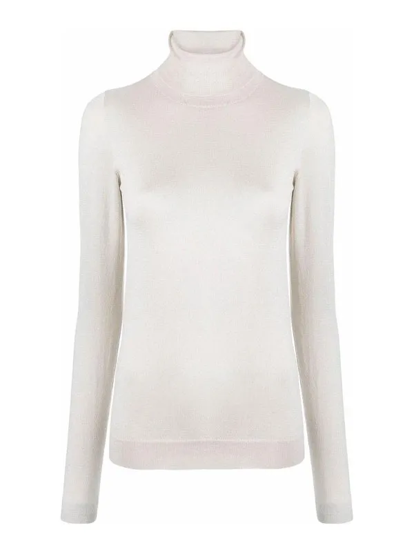 Brunello Cucinelli Pull Col Roulé - Blanc | M41800063PC9443