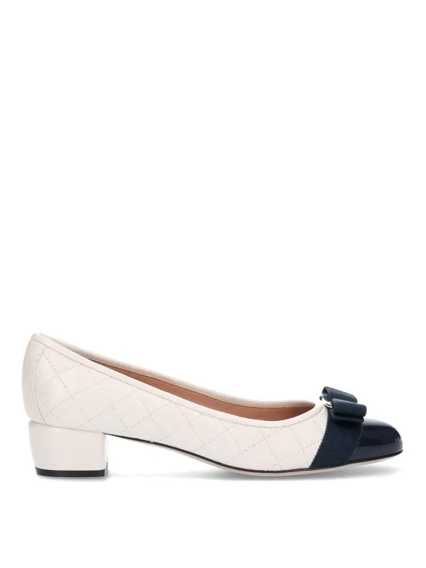 Ferragamo Chaussures À Talon - Vara - Blanc - Femme | 774951049