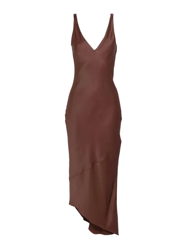 J.W. Anderson Robe Au Genou - Marron - Marron | DR0448PG1601600