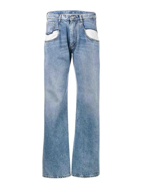 Maison Margiela Jean Droit - Clair Délavé | S51LA0052S30513470