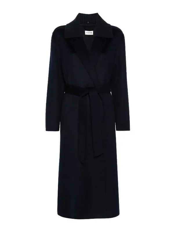 P.A.R.O.S.H. Manteau Court - Bleu - Bleu | D430890LLEAK24012