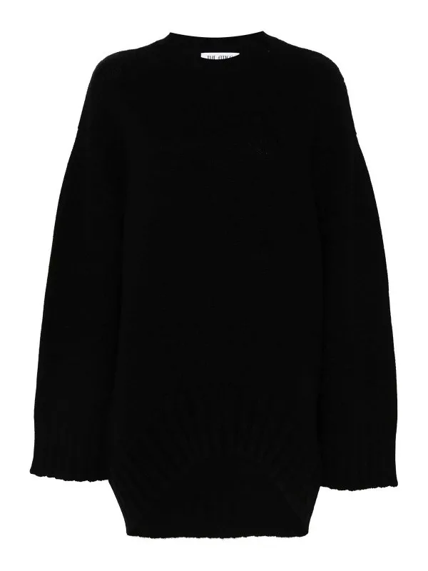 The Attico Robe Au Genou - Noir - Noir - Femme | 248WCA360KW046100