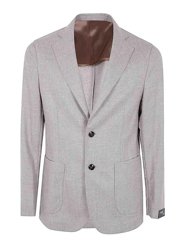 Barba Veste Casual - Beige - Beige - Homme | EASY430620001