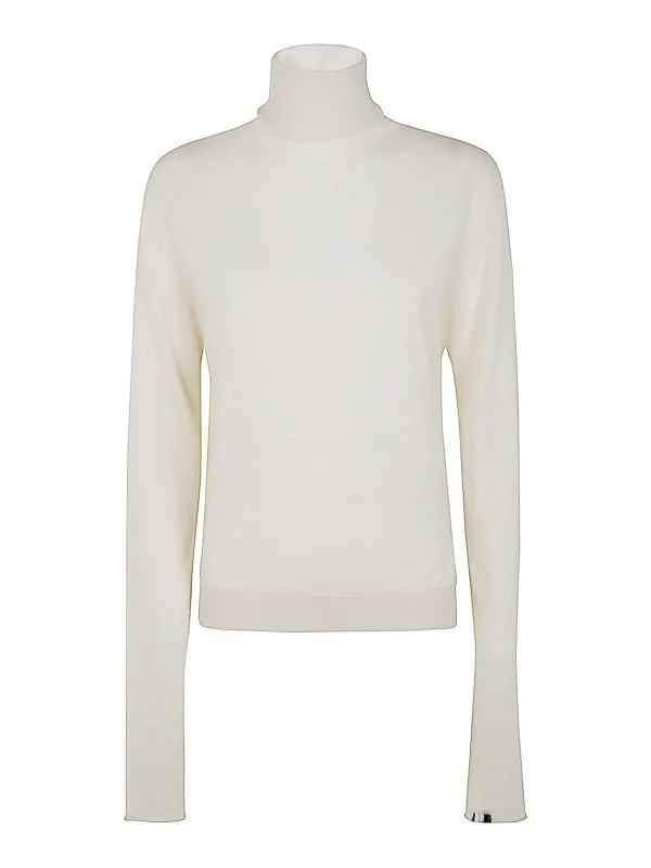 Extreme Cashmere Pull Col Rond - Blanc - Blanc | 36503515TU01035