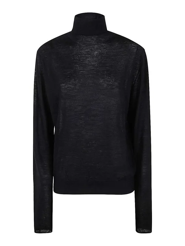 Extreme Cashmere Pull Col Rond - Noir - Noir | 36517415TU01174