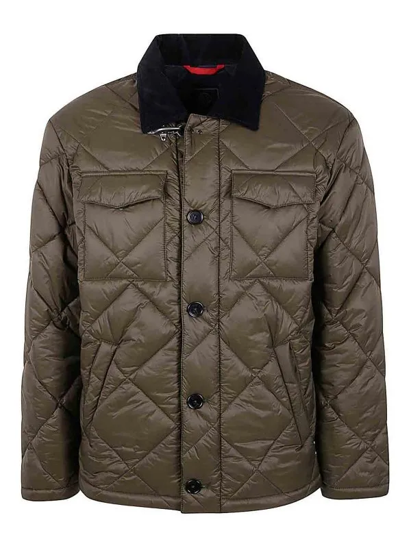 Fay Blouson Rembourré - Vert - Vert - Homme | NAM22490700WOJ01Q8