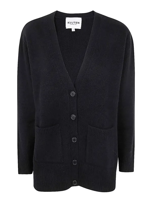 Kujten Cardigan - Noir - Noir - Femme | ANYF372081 | thebs.com