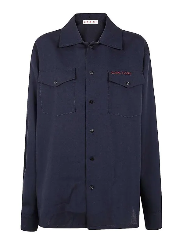 Marni Chemise - Bleu - Bleu - Homme | CUMU0310S0TW83900B99