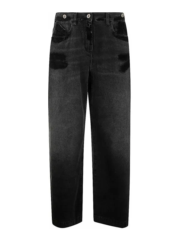 The Attico Jean Droit - Noir - Noir - Femme | 248WCP190D075100