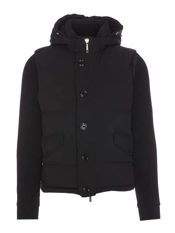 Moorer Blouson Rembourré - Foscolo - Noir | FOSCOLOKNMU0001