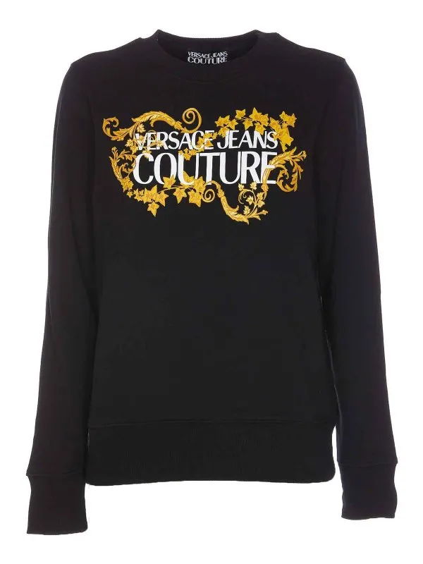 Versace Jeans Couture Sweat-Shirts - Noir - Noir | 77HAIE05CF00EG89
