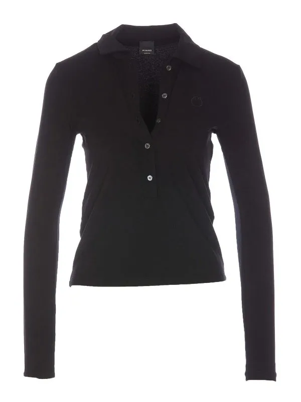 Pinko Polo - Noir - Noir - Femme | 104166A1DEZ99 | thebs.com