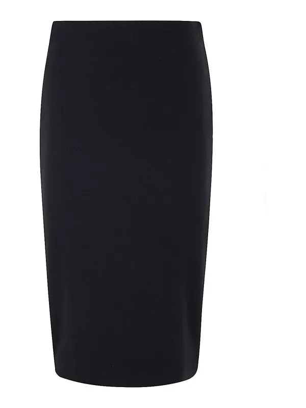 Elisabetta Franchi Jupe Midi - Noir - Noir - Femme | GO04746E2110