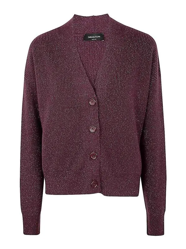 Fabiana Filippi Cardigan - Rose - Rose - Femme | MAD214F431I9623042