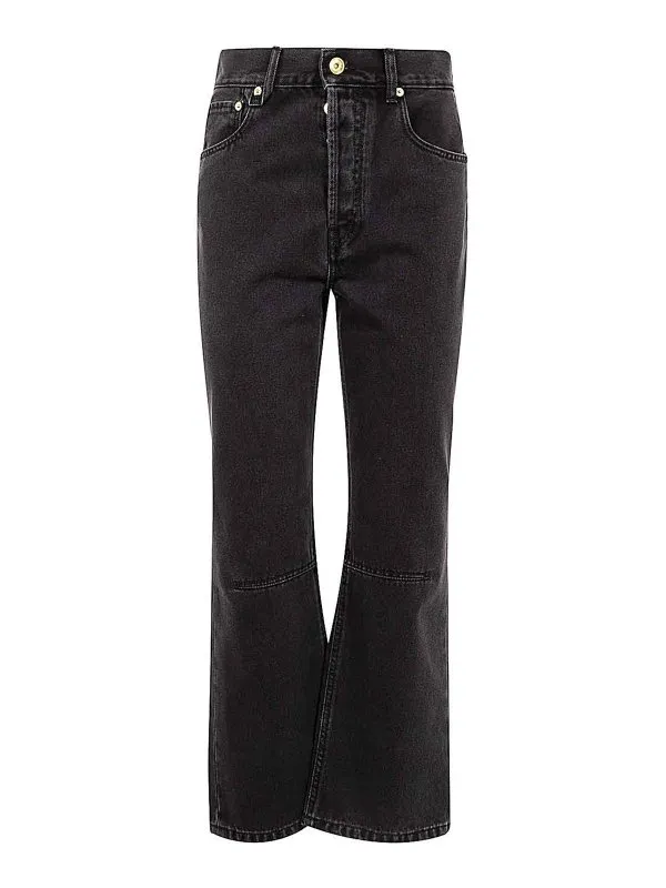 Jacquemus Jean Bootcut - Noir - Noir - Femme | 241DE0351515990