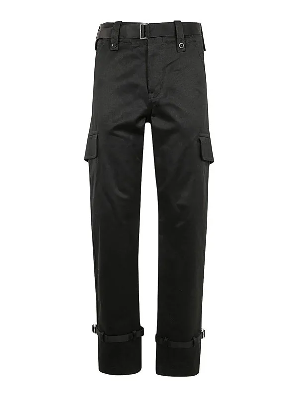 Sacai Pantalons Décontractés - Noir - Noir - Femme | 2407350001
