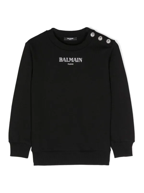 Balmain Sweat-Shirts - Noir - Noir - Garçon | BV4Q10Z1753930BC