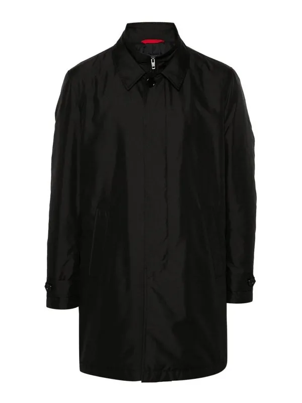 Fay Trench-Coat - Noir - Noir - Homme | NAM62490160AXXB999
