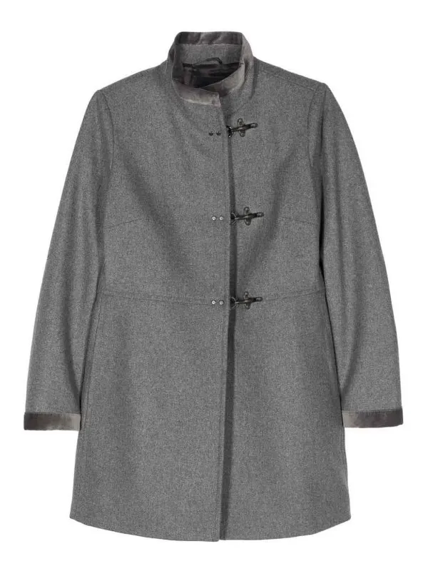 Fay Manteau Au Genou - Gris - Gris - Femme | NAW50494000UKMB600