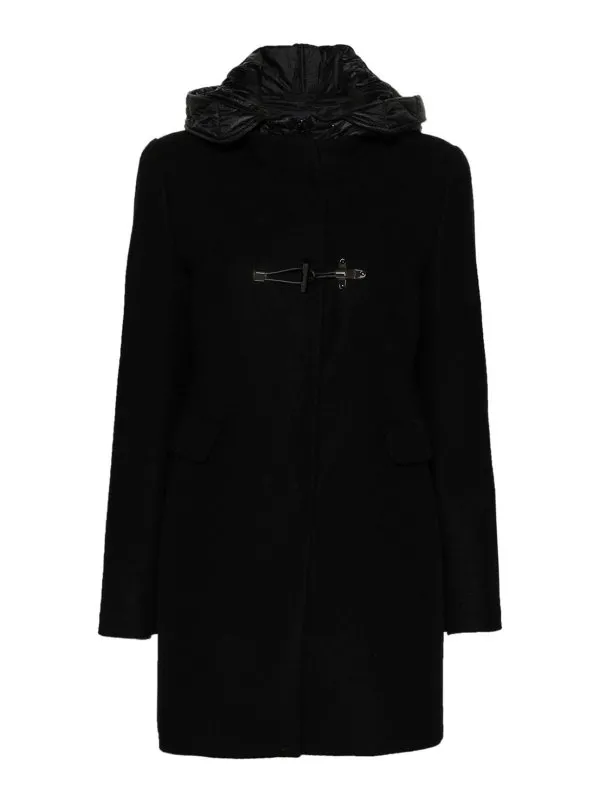 Fay Manteau Au Genou - Noir - Noir - Femme | NAW59493430SGLB999