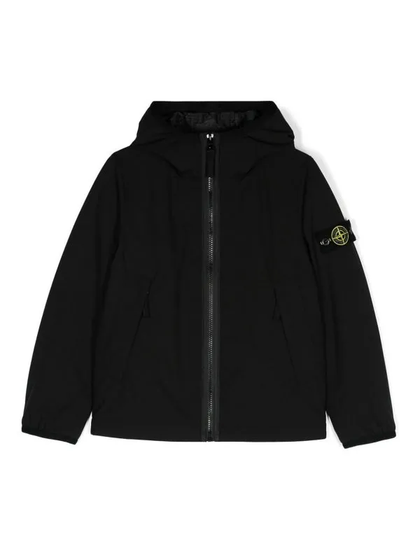 Stone Island Junior Blouson Rembourré - Noir | 811640527V0029