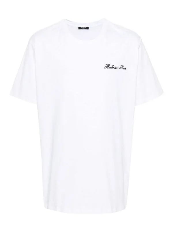 Balmain T-Shirt - Noir - Noir - Homme | DH1EG010BC68GAB