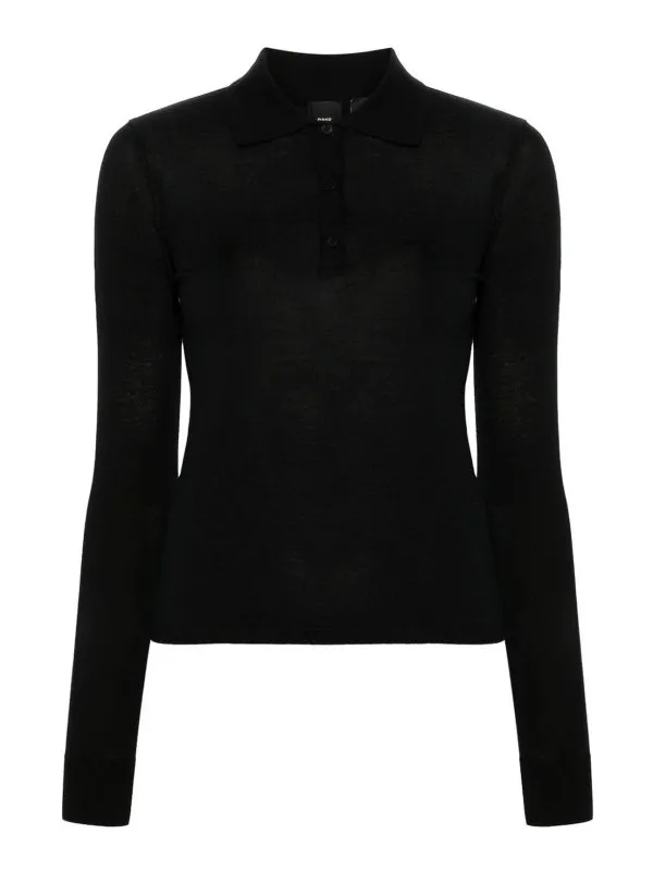 Pinko Pull Col Rond - Liquoroso - Noir - Femme | 103940A229Z99