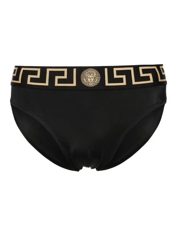 Versace Short De Bain - Noir - Noir - Homme | ABU010251A11119A80G