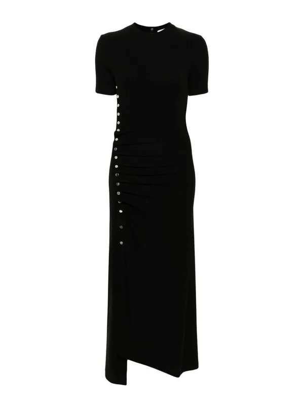 Rabanne Maxi Robe - Noir - Noir - Femme | 24AJRO886VI0386P001