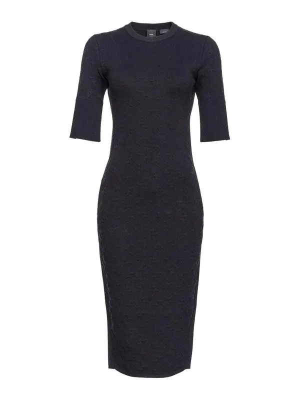 Pinko Robe Au Genou - Noir - Noir - Femme | 103972A21TZ99