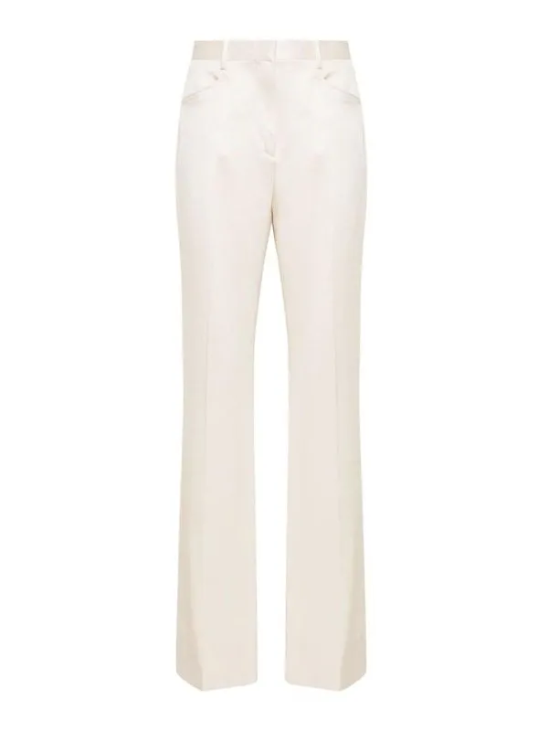 Tom Ford Jean Droit - Blanc - Blanc - Femme | TW12160077EE92AW040