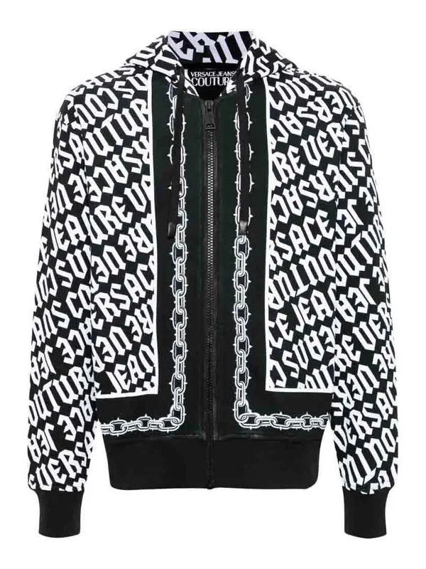 Versace Jeans Couture Sweat-Shirts - Noir - Noir | 77GAIE08CF20EL01