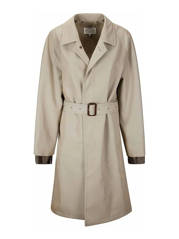 Maison Margiela Trench-Coat - Gris - Gris | S50AH0132S54694801
