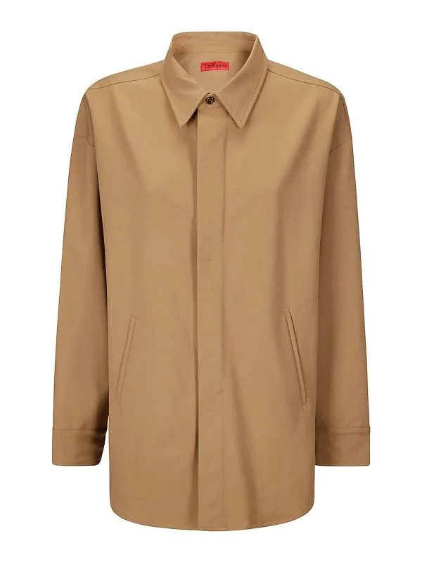 Thelatest Chemise - Camel - Camel - Femme | SVW0298DW0206ABT0003