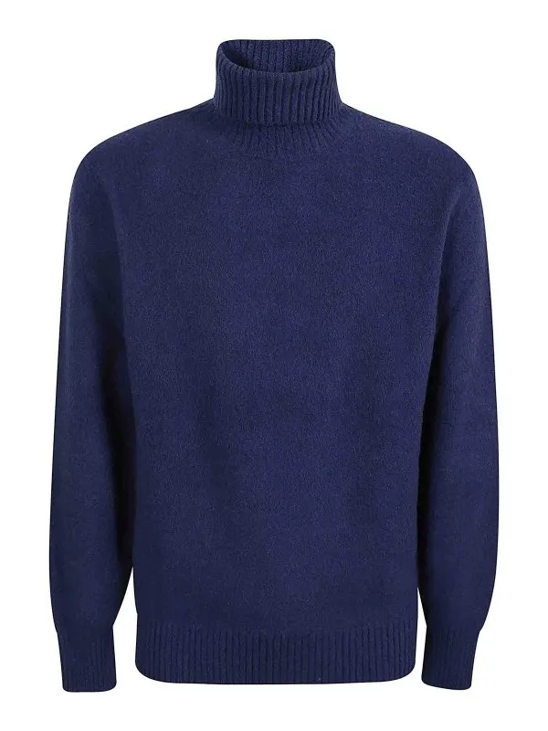 Eleventy Pull Col Roulé - Bleu - Bleu | J71MAGJ13MAG0J05711