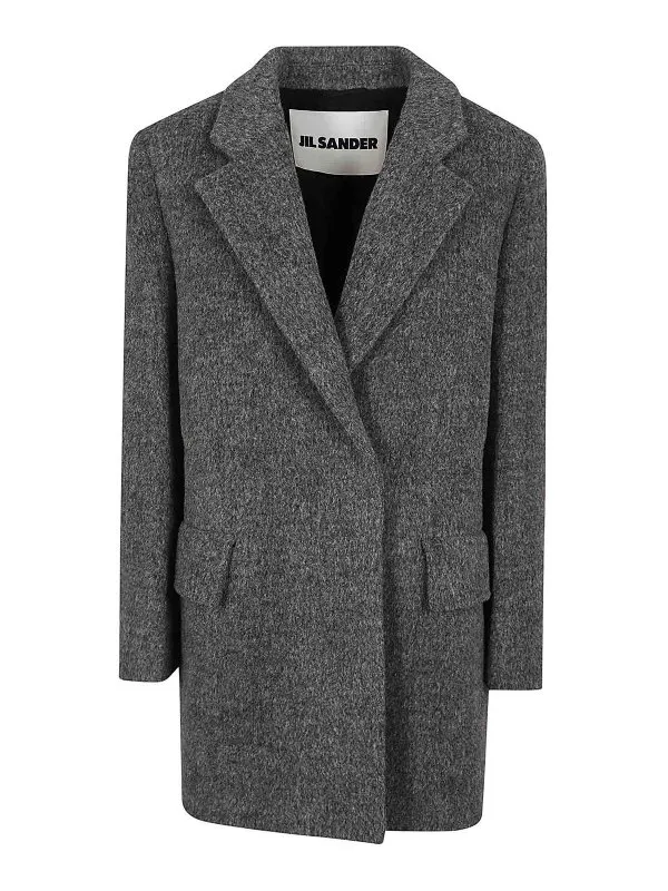 Jil Sander Manteau Court - Noir - Gris | J02AA0172J41387024